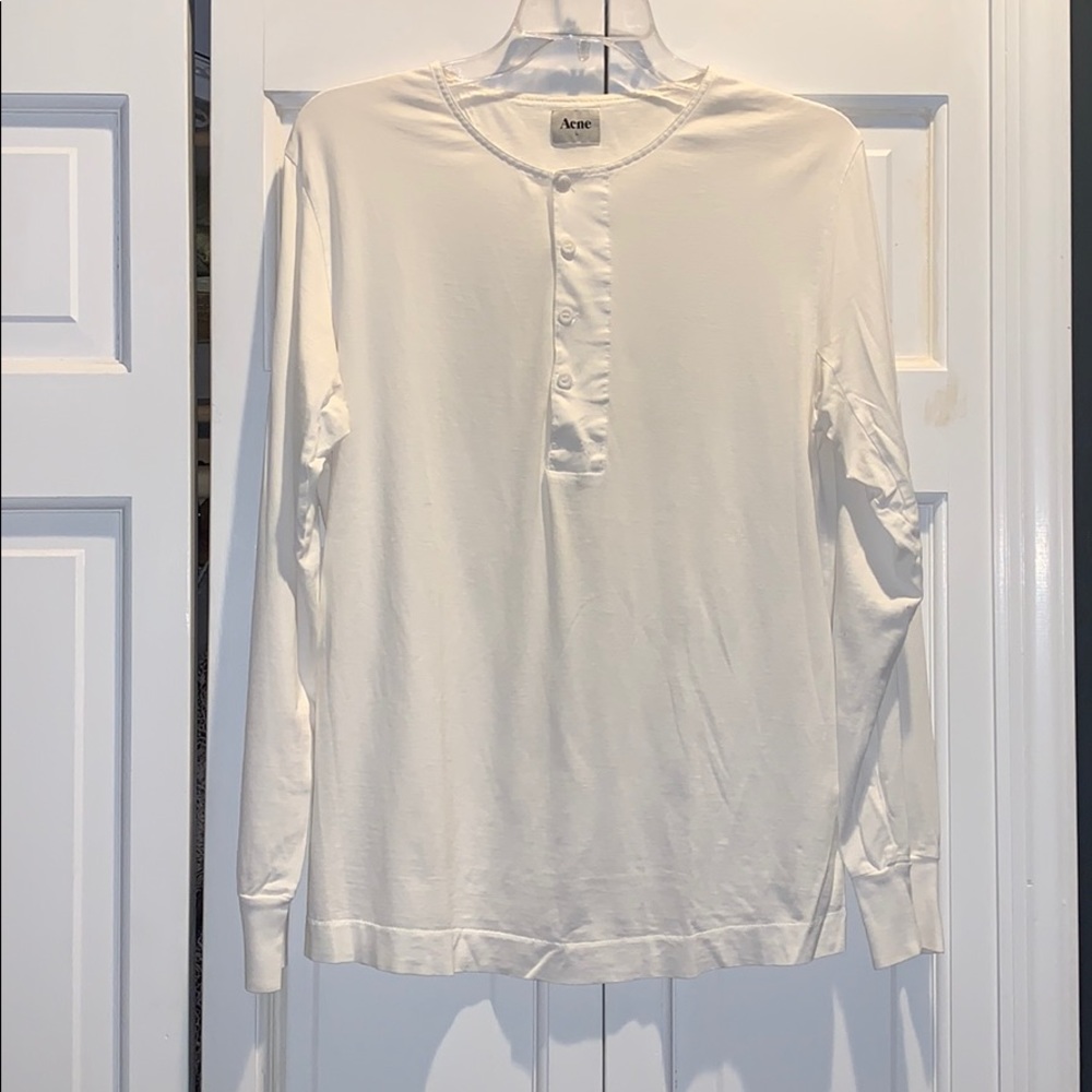 White Acne Tee Shirt